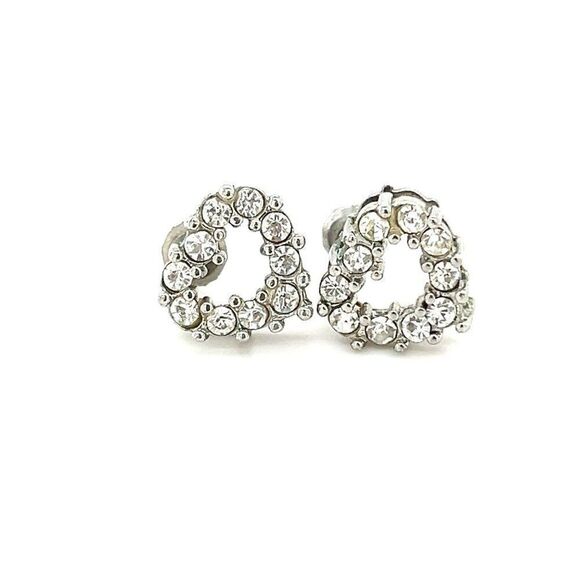 Rhinestones Heart Stud - Picture 1 of 4
